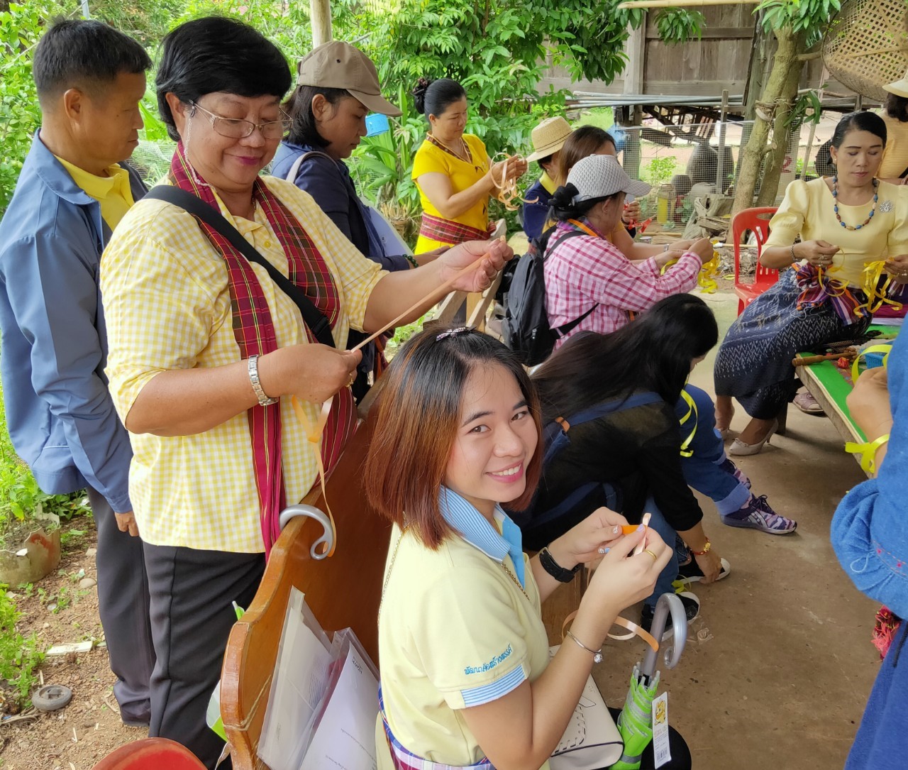 พช.หนองคาย นำส่วนราชการ ภาคเอกชน ท่องเที่ยวเชิงประเพณีวัฒนธรรมโดยชุมชน ณ บ้านจับไม้ อำเภอเฝ้าไร่ ตามโครงการ “ยกระดับการท่องเที่ยวเชิงประเพณีวัฒนธรรม กิจกรรมพัฒนายกระดับการท่องเที่ยวเชิงประเพณีวัฒนธรรม (ภาคตะวันออกเฉียงเหนือ)”