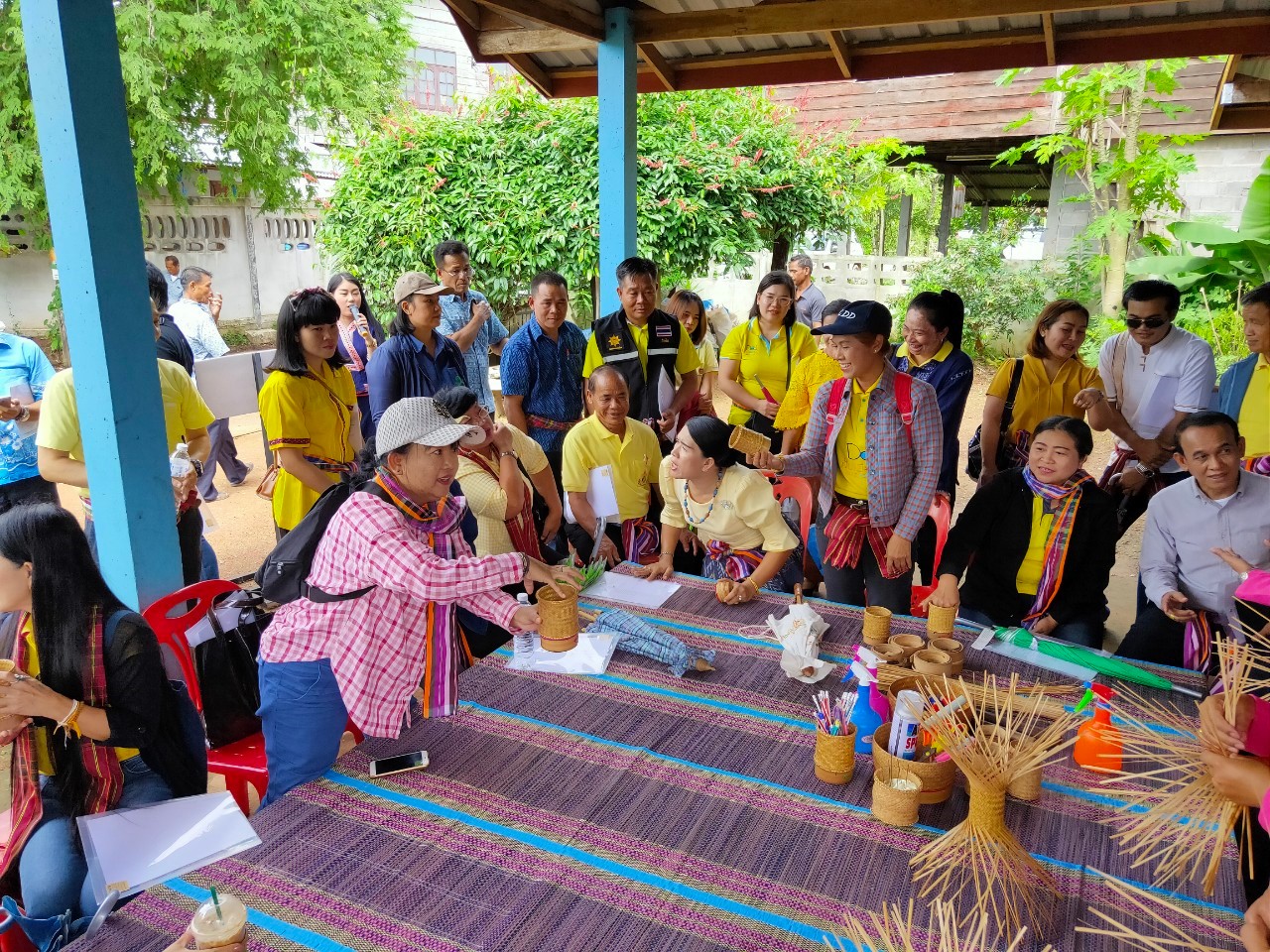 พช.หนองคาย นำส่วนราชการ ภาคเอกชน ท่องเที่ยวเชิงประเพณีวัฒนธรรมโดยชุมชน ณ บ้านจับไม้ อำเภอเฝ้าไร่ ตามโครงการ “ยกระดับการท่องเที่ยวเชิงประเพณีวัฒนธรรม กิจกรรมพัฒนายกระดับการท่องเที่ยวเชิงประเพณีวัฒนธรรม (ภาคตะวันออกเฉียงเหนือ)”
