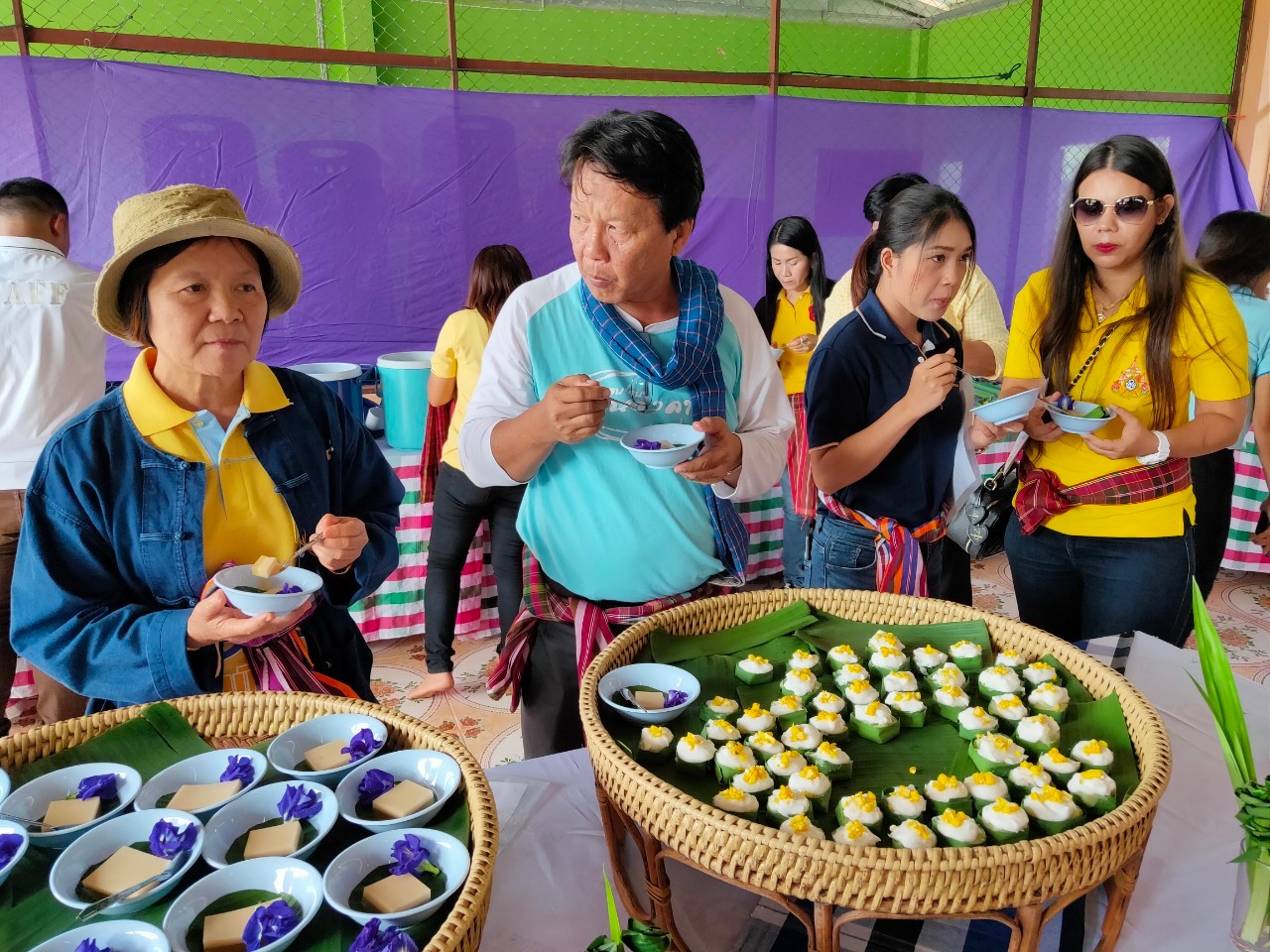 พช.หนองคาย นำส่วนราชการ ภาคเอกชน ท่องเที่ยวเชิงประเพณีวัฒนธรรมโดยชุมชน ณ บ้านจับไม้ อำเภอเฝ้าไร่ ตามโครงการ “ยกระดับการท่องเที่ยวเชิงประเพณีวัฒนธรรม กิจกรรมพัฒนายกระดับการท่องเที่ยวเชิงประเพณีวัฒนธรรม (ภาคตะวันออกเฉียงเหนือ)”