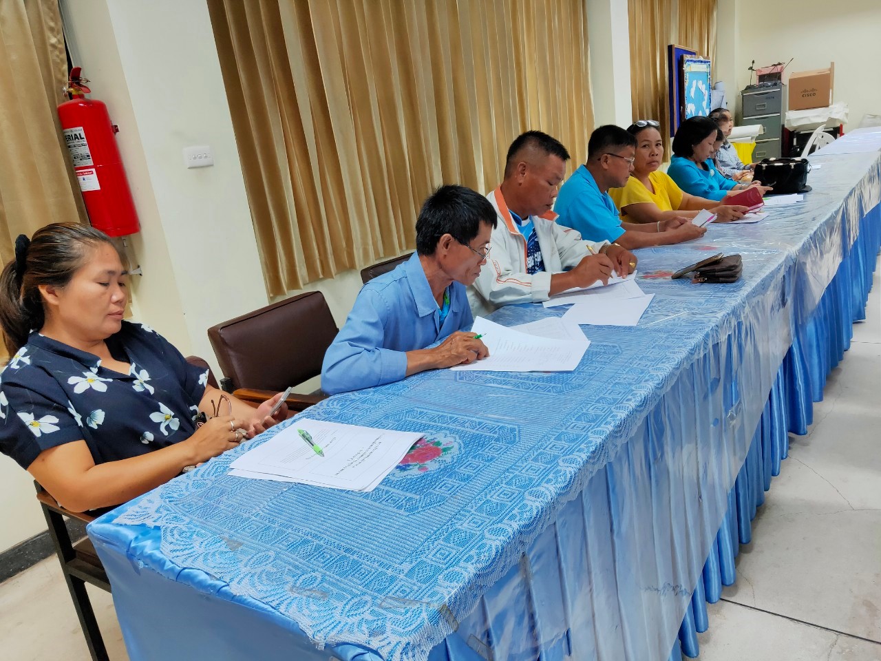 หนองคาย … ประชุมกลุ่มเป้าหมายในการขับเคลื่อนการพัฒนาเศรษฐกิจฐานรากและประชารัฐ ตามโครงการขับเคลื่อนการสร้างสัมมาชีพชุมชนตามแนวทางประชารัฐ