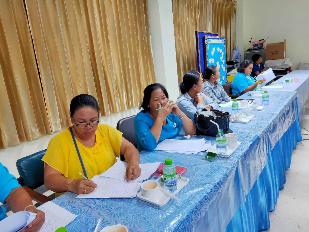 หนองคาย … ประชุมกลุ่มเป้าหมายในการขับเคลื่อนการพัฒนาเศรษฐกิจฐานรากและประชารัฐ ตามโครงการขับเคลื่อนการสร้างสัมมาชีพชุมชนตามแนวทางประชารัฐ