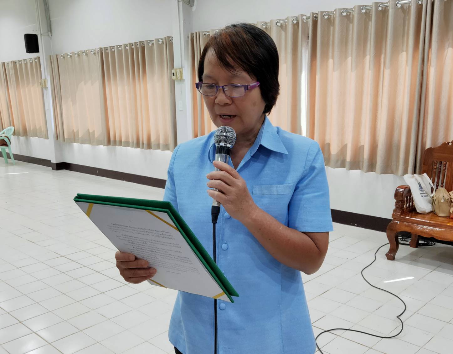 พช.หนองคาย ดำเนินโครงการประชาสัมพันธ์การพัฒนาคุณภาพชีวิตของประชาชน ระดับจังหวัด