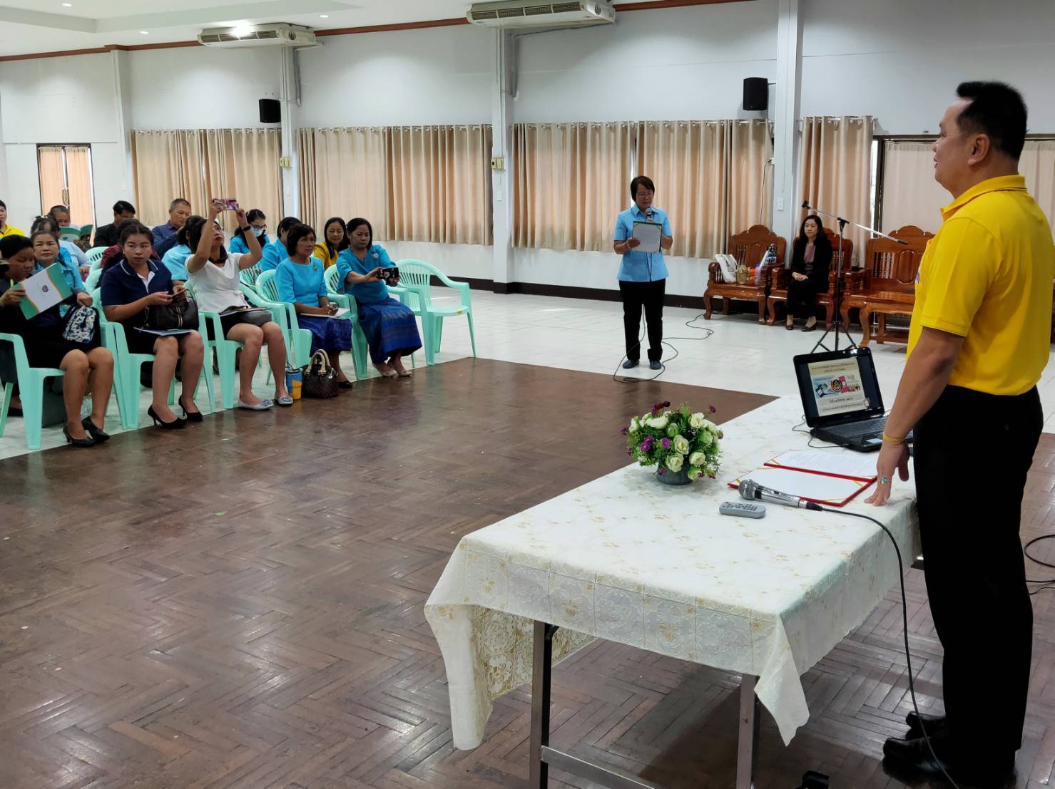 พช.หนองคาย ดำเนินโครงการประชาสัมพันธ์การพัฒนาคุณภาพชีวิตของประชาชน ระดับจังหวัด