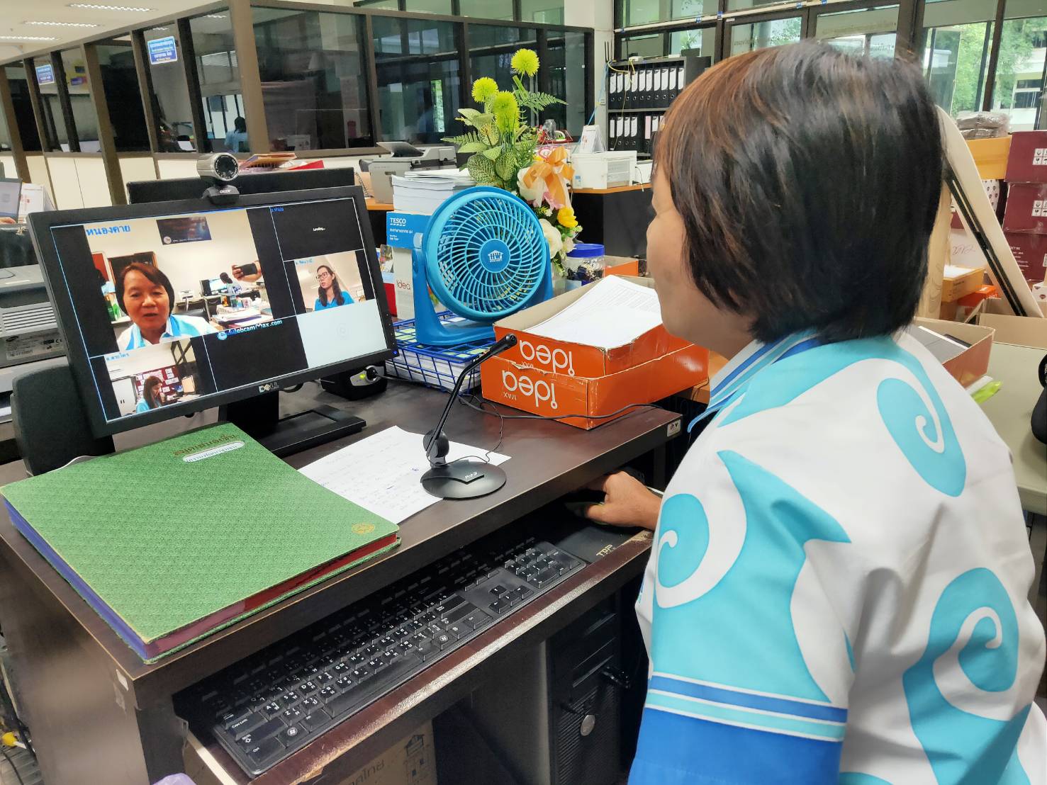 พช.หนองคาย จัดประชุมผ่านระบบห้องประชุมออนไลน์ (SessionCall) ประจำเดือน สิงหาคม 2562