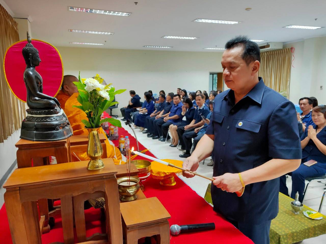 พช.หนองคาย จัดกิจกรรมเนื่องในวันคล้ายวันก่อตั้งกรมการพัฒนาชุมชน ครบรอบปีที่ 57 ประจำปี 2562