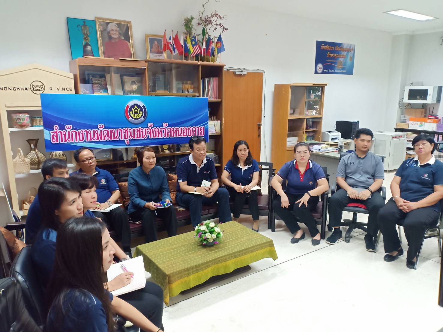 พช.หนองคาย รับชมการประชุมกรมการพัฒนาชุมชน ครั้งที่ 10/2562 ผ่านระบบ TV พช.