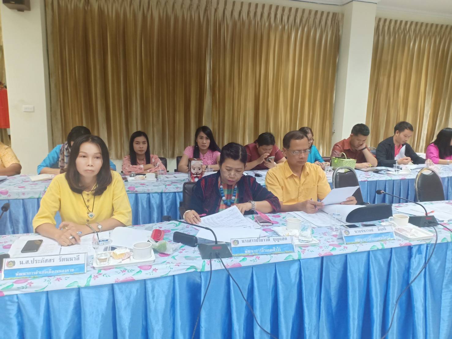 พช.หนองคาย ประชุมหัวหน้ากลุ่มงาน หัวหน้าฝ่าย พัฒนาการอำเภอและนักวิชาการพัฒนาชุมชนจังหวัด/อำเภอ ประจำเดือน ตุลาคม 2562 ครั้งที่ 10/2562