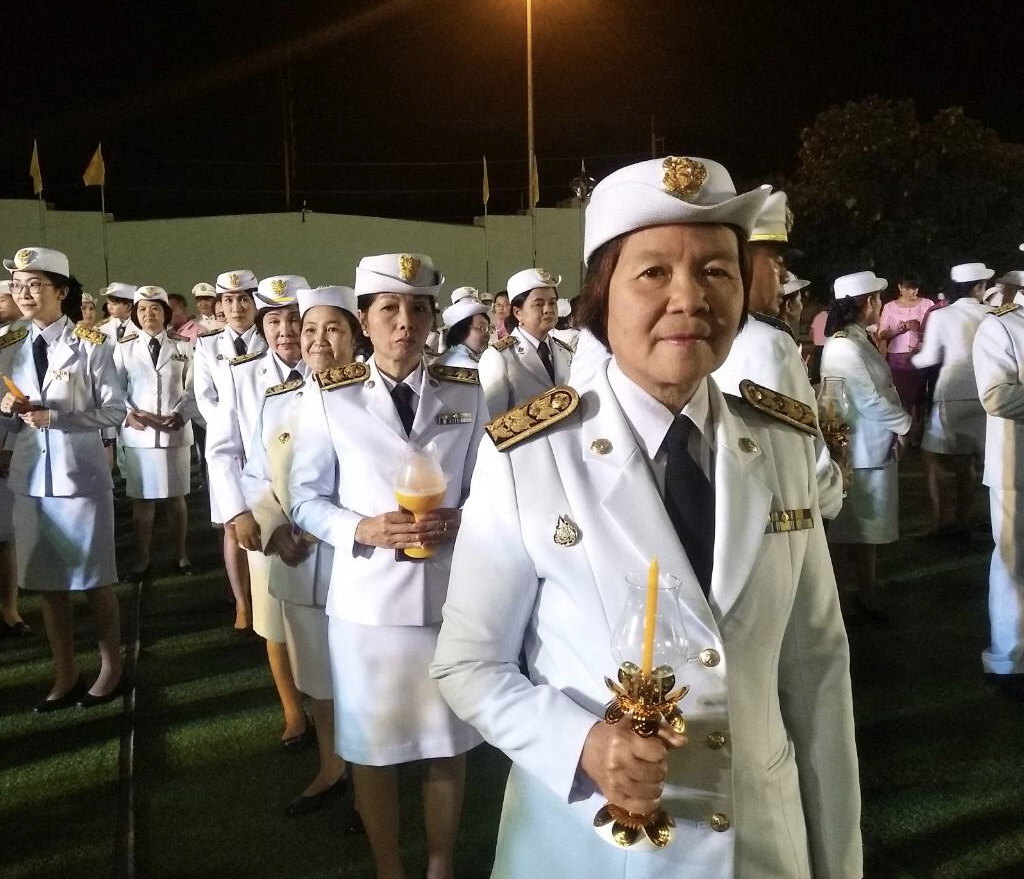 พช.หนองคาย พิธีจุดเทียนเพื่อน้อมรำลึกในพระมหากรุณาธิคุณพระบาทสมเด็จพระจุลจอมเกล้าเจ้าอยู่หัว เนื่องในวันคล้ายวันสวรรคตพระบาทสมเด็จพระจุลจอมเกล้าเจ้าอยู่หัว