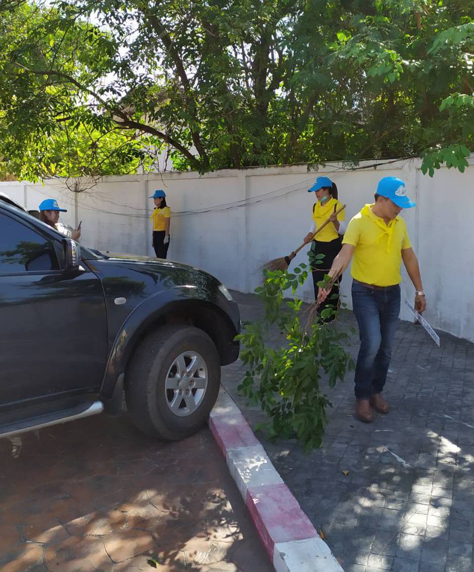 รกท.พจ.หนองคาย ร่วม กิจกรรมจิตอาสาพัฒนาปรับปรุงภูมิทัศน์บริเวณโดยรอบเรือนจำจังหวัดหนองคาย เพื่อสนับสนุนโครงการราชทัณฑ์ปันสุข ทำความดี ด้วยหัวใจ”กิจกรรม BiG Cleaning ในเรือนจำ