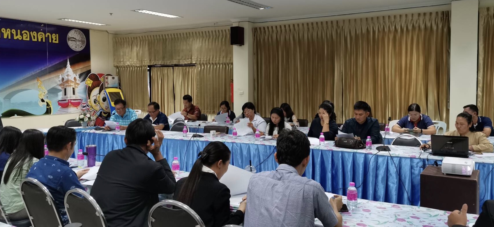 พช.หนองคาย ประชุมคณะกรรมการและคณะทำงานในการจัดงานมหกรรมกองทุนแม่ของแผ่นดิน ประจำปี 2562