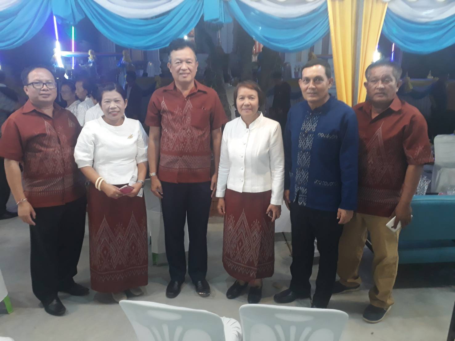 พช.หนองคาย ร่วมพิธีถวายผ้าพระกฐินพระราชทาน กรมการพัฒนาชุมชน ประจำปี 2562