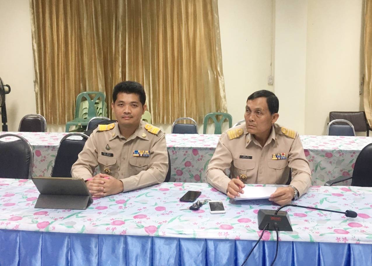 พช.หนองคาย ร่วมรับชมการประชุม Morning Brief กรมการพัฒนาชุมชน ผ่านระบบ TV พช.