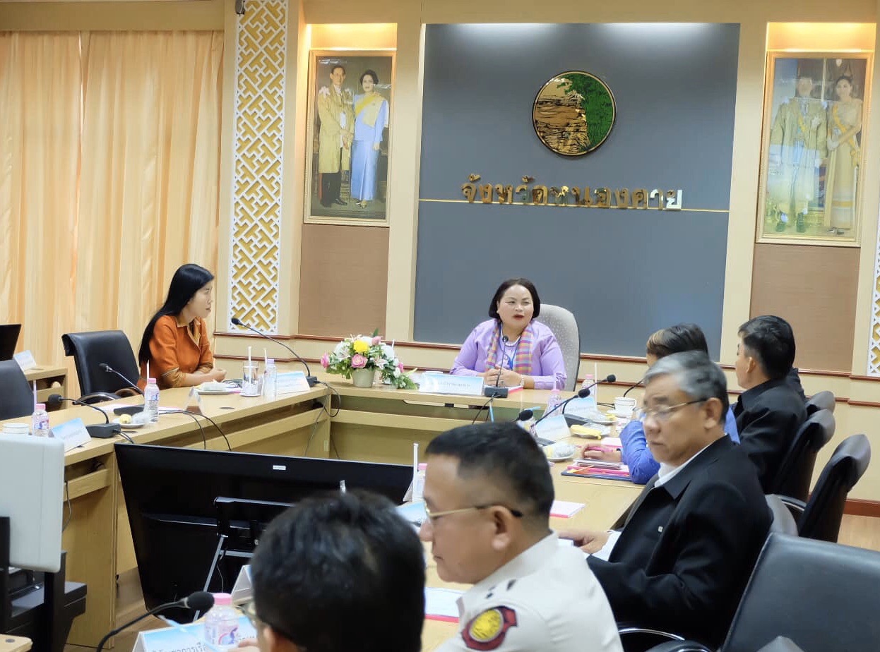 รกท.พจ.หนองคาย ร่วมการประชุมคณะอนุกรรมการพัฒนาแรงงานและประสานงานการฝึกอาชีพจังหวัด (กพร.ปจ.)