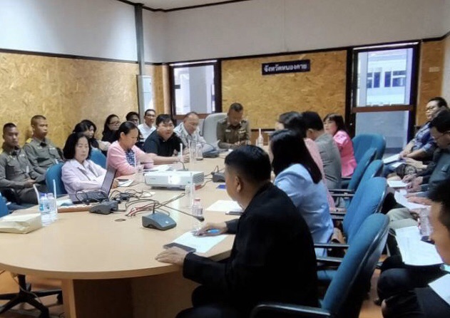 รกท.พจ.หนองคาย ร่วมประชุมซักซ้อมแผนและแนวทางการปฏิบัติงานร่วมกันของโครงการบ้านสวย เมืองงาม “หนองคายเมืองท่องเที่ยวและน่าอยู่ ริมฝั่งโขง”