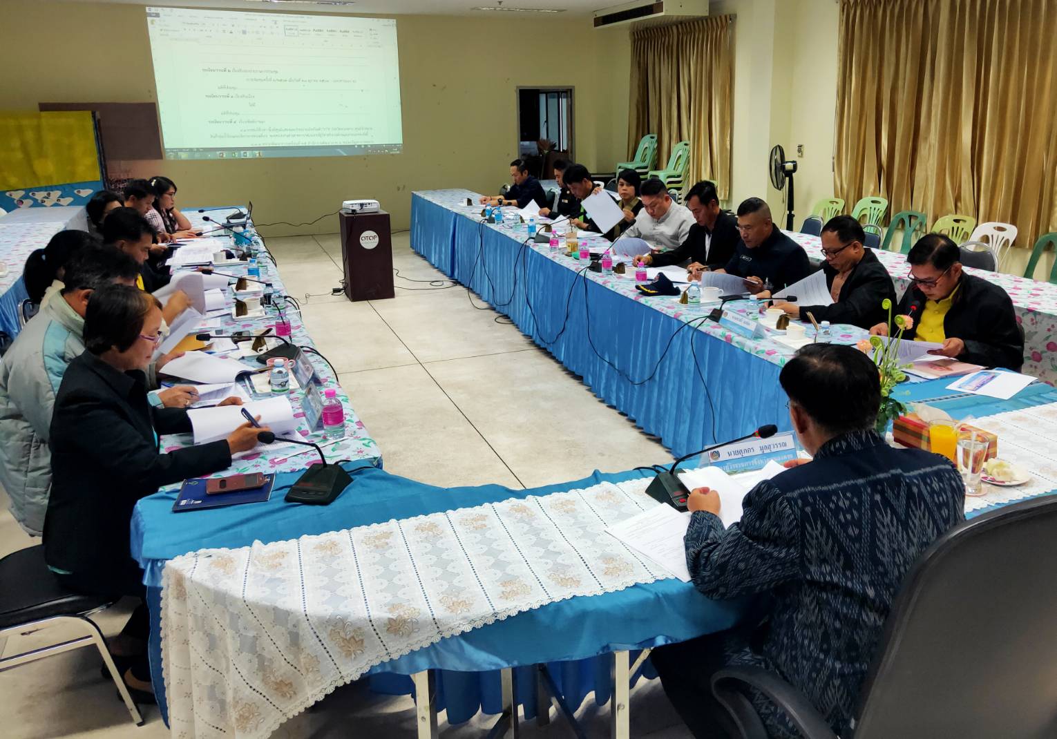 จังหวัดหนองคาย…ประชุมคณะกรรมการขับเคลื่อนศูนย์แสดงและจำหน่ายผลิตภัณฑ์ OTOP จังหวัดหนองคาย ครั้ง ที่ 3/2562