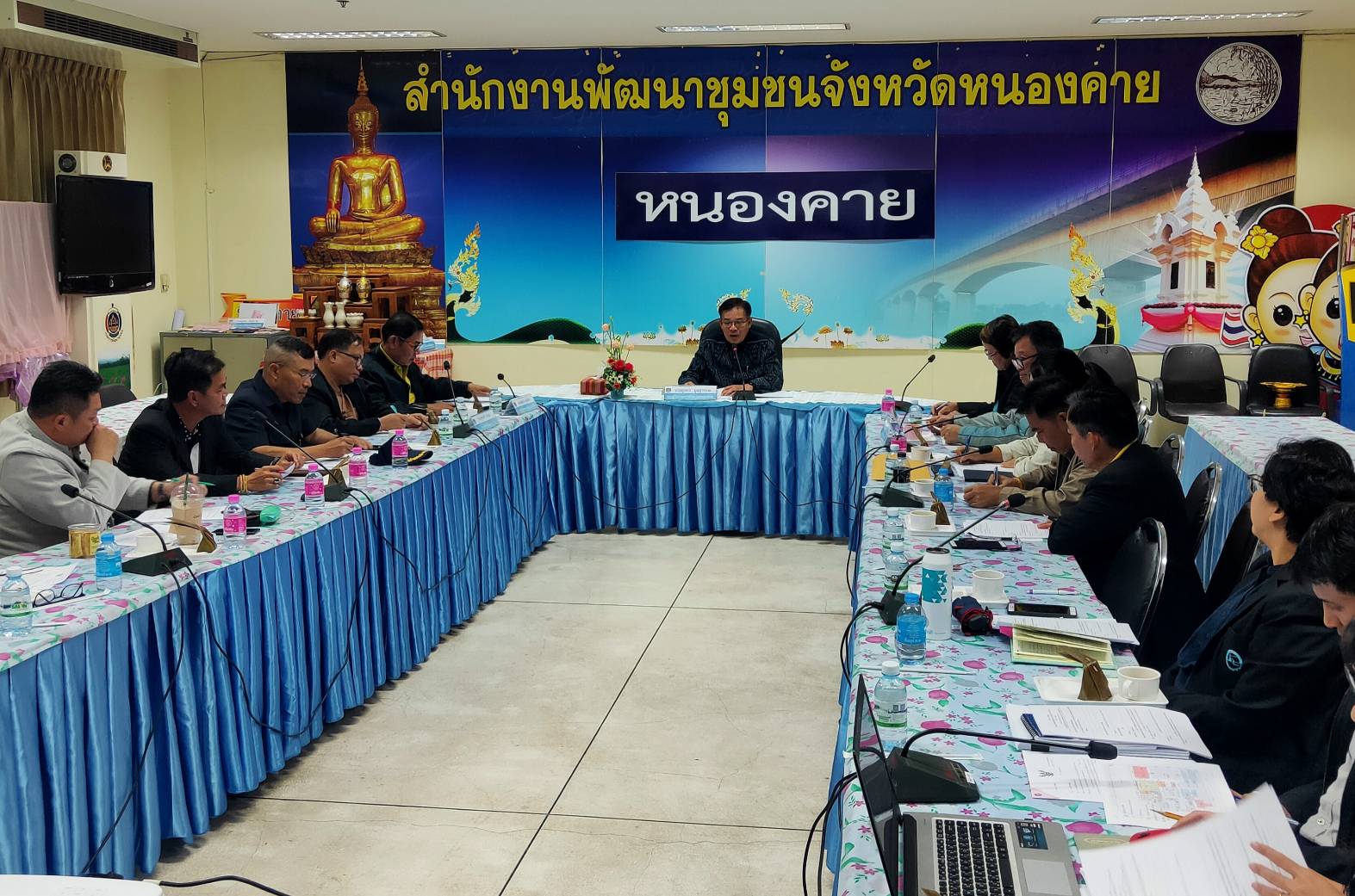 จังหวัดหนองคาย…ประชุมคณะกรรมการขับเคลื่อนศูนย์แสดงและจำหน่ายผลิตภัณฑ์ OTOP จังหวัดหนองคาย ครั้ง ที่ 3/2562
