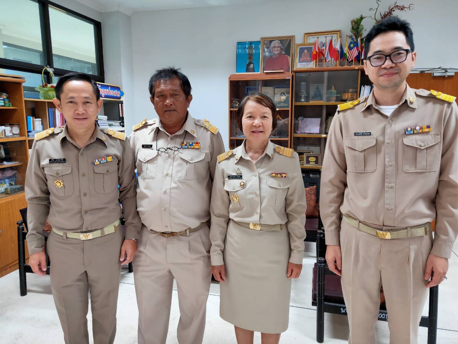 นักวิชาการ ผู้ช่วยหัวหน้ากลุ่มงานฯ มารายงานตัวใหม่ ณ สพจ.หนองคาย จำนวน 3 ราย