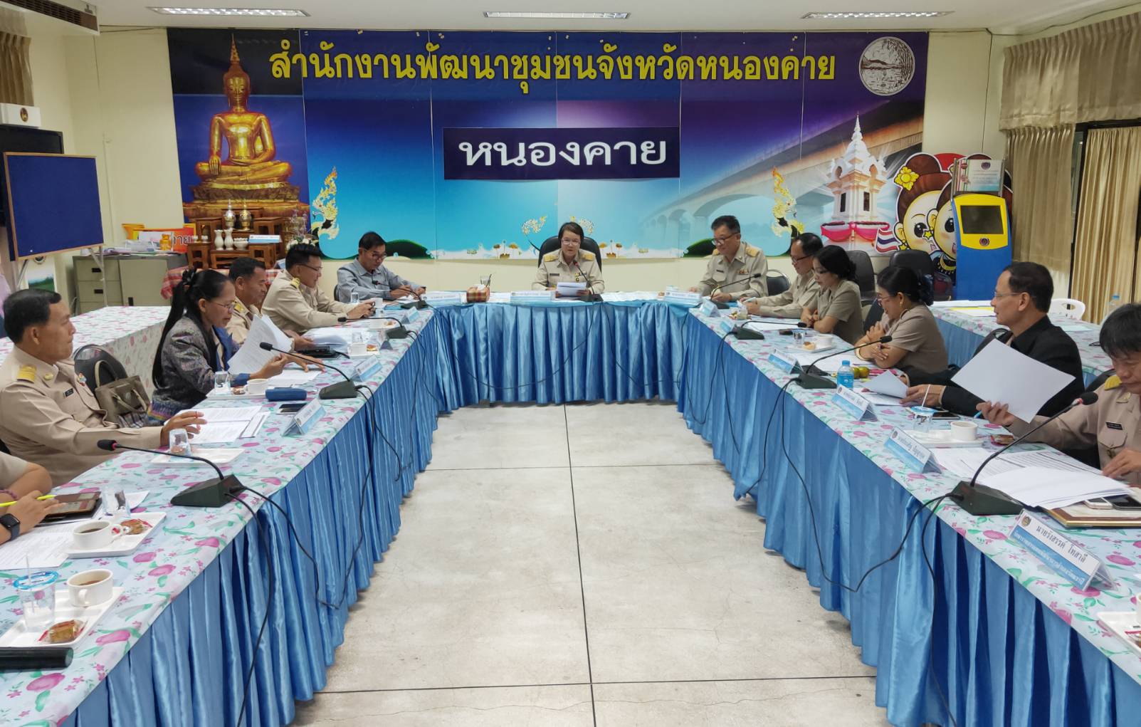 พช.หนองคาย ประชุมประจำเดือนหัวหน้ากลุ่มงาน หัวหน้าฝ่าย พัฒนาการอำเภอ และนักวิชาการพัฒนาชุมชน สำนักงานพัฒนาชุมชนจังหวัดหนองคาย ครั้งที่ 11/2562