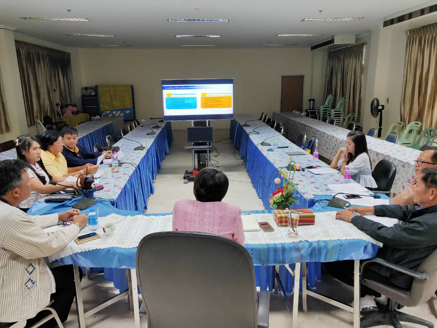 พช.หนองคาย ร่วมรับชมการประชุม Morning Brief ครั้งที่ 24/2562 กรมการพัฒนาชุมชน ผ่านระบบ TV พช.