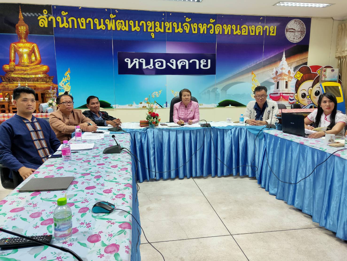 พช.หนองคาย ร่วมรับชมการประชุม Morning Brief ครั้งที่ 24/2562 กรมการพัฒนาชุมชน ผ่านระบบ TV พช.