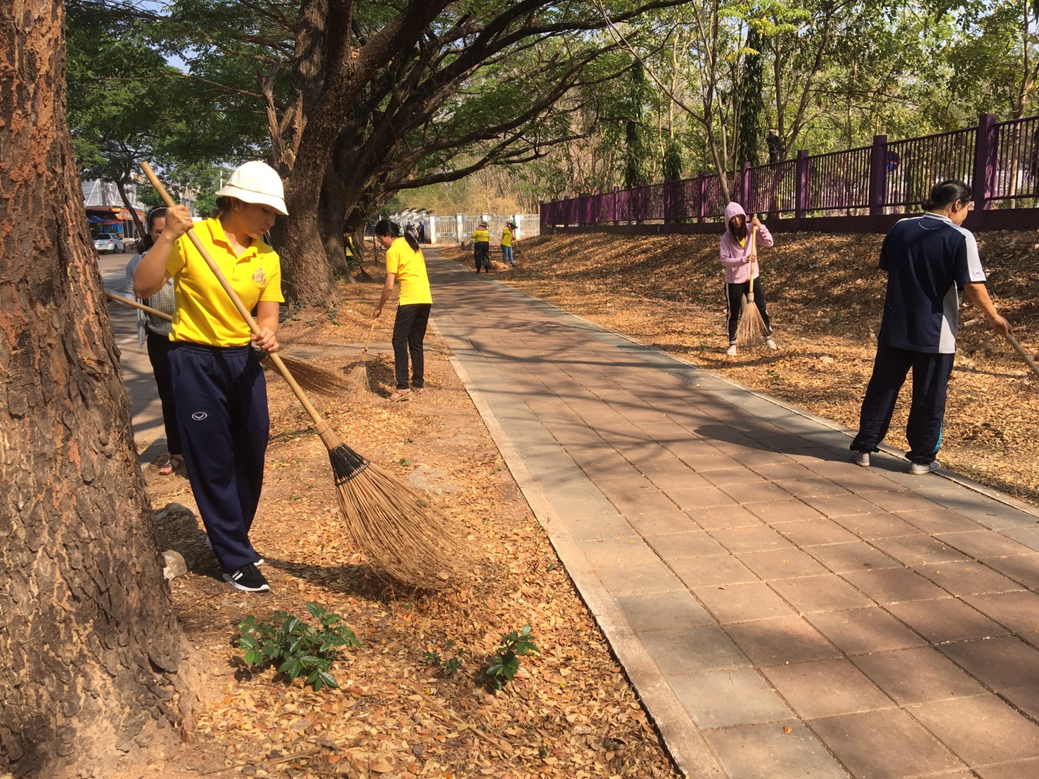 พช.หนองคาย ร่วมกิจกรรมตามแผนปฏิบัติงานโครงการบ้านสวย เมืองงาม “หนองคายเมืองท่องเที่ยวและน่าอยู่ ริมฝั่งโขง” ณ บริเวณถนนข้างศูนย์ราชการฝั่งเอเชียพีค