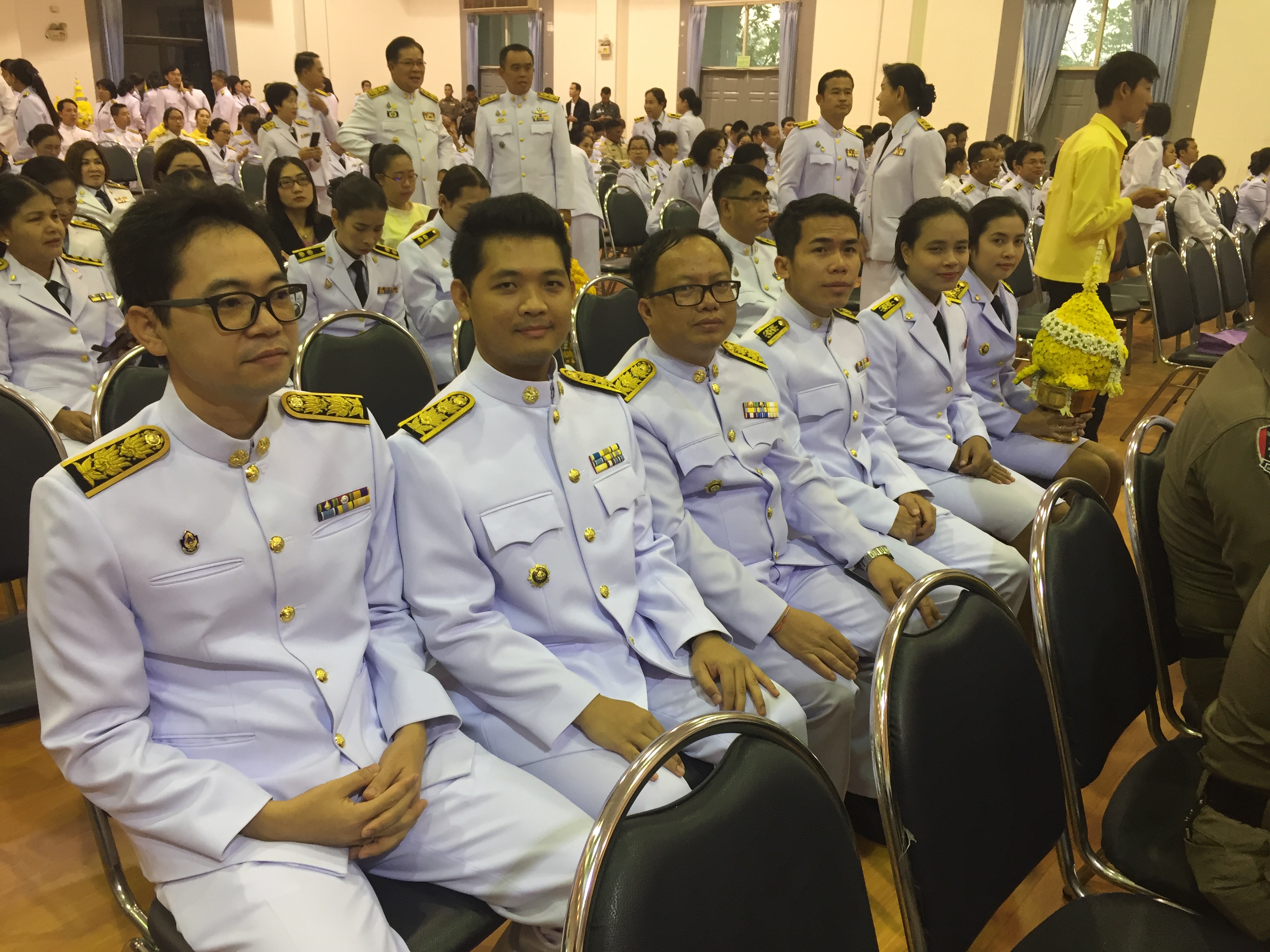 ร่วมพิธีวางพานพุ่มวันพ่อขุนรามคำแห่งมหาราช ประจำปีพุทธศักราช 2563