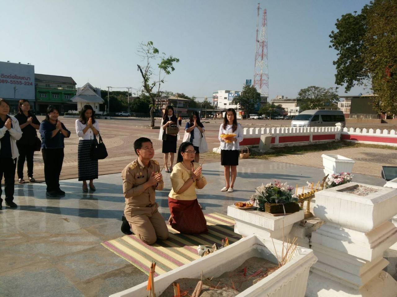 วันแรกของการกลับสู่ สพจ.หนองคาย ในตำแหน่งพัฒนาการจังหวัดหนองคาย นายไพโรจน์ โสภาพร