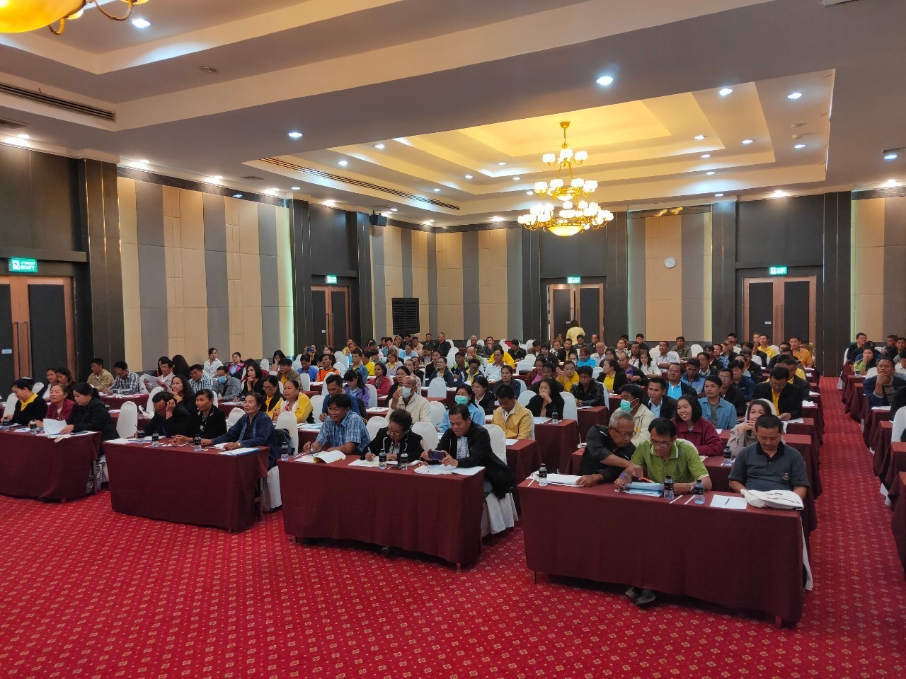 จังหวัดหนองคาย ดำเนิน โครงการฝึกอบรมแกนนำพัฒนาหมู่บ้านเศรษฐกิจพอเพียง ประจำปีงบประมาณ 2563