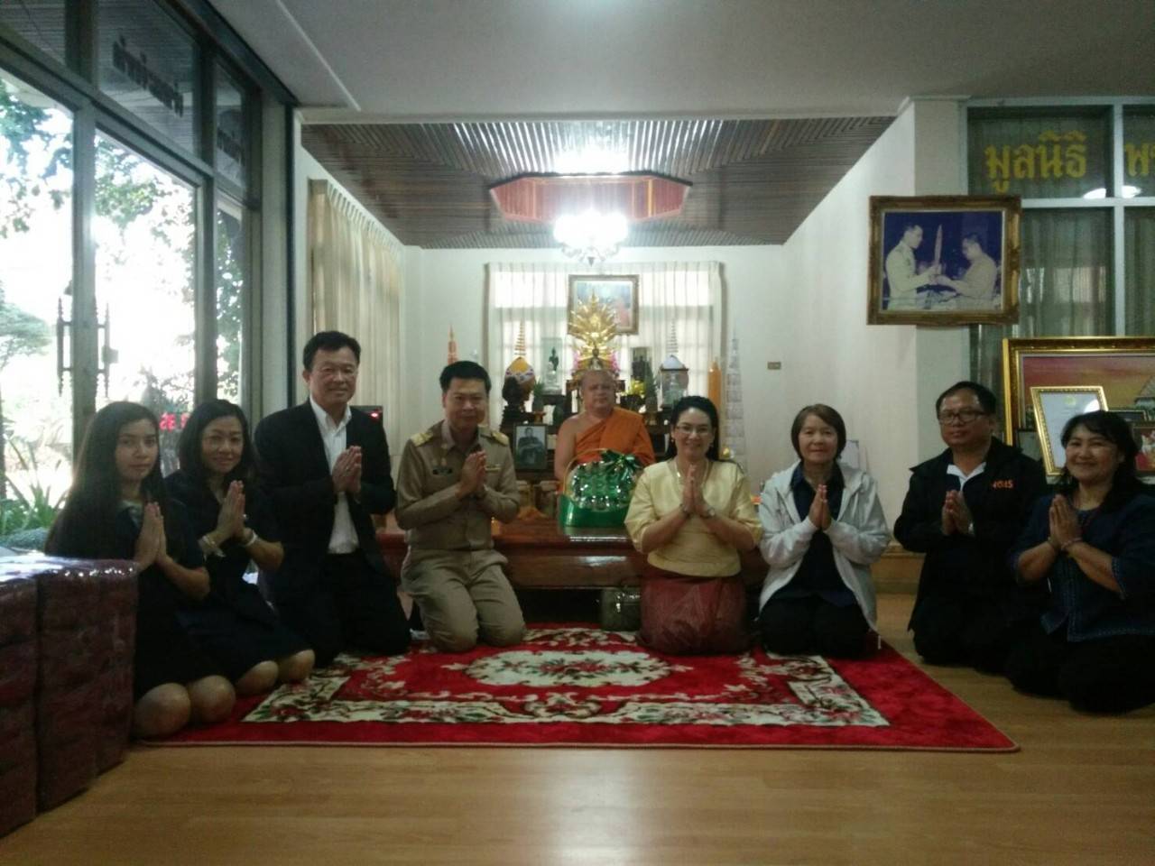 วันแรกของการกลับสู่ สพจ.หนองคาย ในตำแหน่งพัฒนาการจังหวัดหนองคาย นายไพโรจน์ โสภาพร