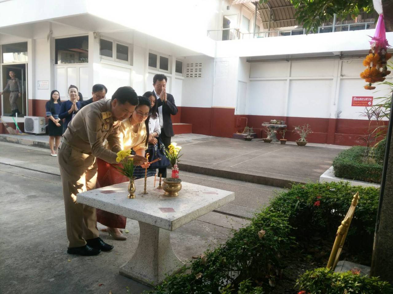 วันแรกของการกลับสู่ สพจ.หนองคาย ในตำแหน่งพัฒนาการจังหวัดหนองคาย นายไพโรจน์ โสภาพร