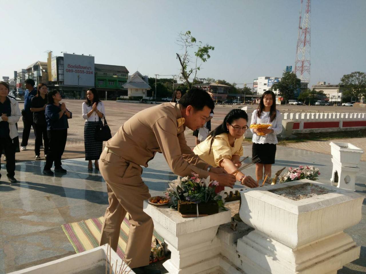 วันแรกของการกลับสู่ สพจ.หนองคาย ในตำแหน่งพัฒนาการจังหวัดหนองคาย นายไพโรจน์ โสภาพร