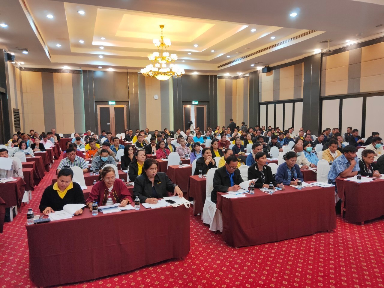 จังหวัดหนองคาย ดำเนิน โครงการฝึกอบรมแกนนำพัฒนาหมู่บ้านเศรษฐกิจพอเพียง ประจำปีงบประมาณ 2563