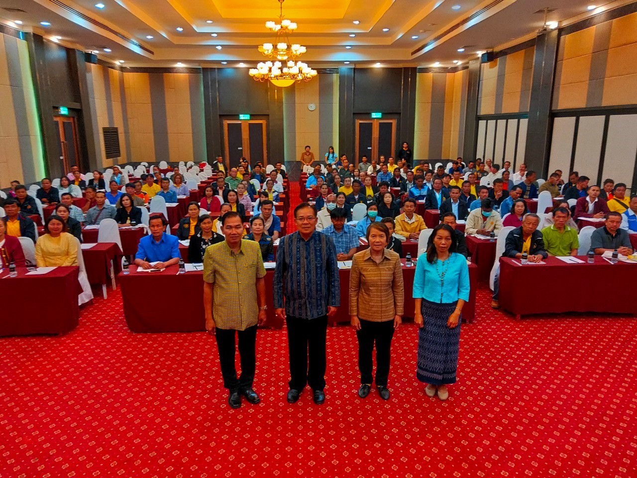 จังหวัดหนองคาย ดำเนิน โครงการฝึกอบรมแกนนำพัฒนาหมู่บ้านเศรษฐกิจพอเพียง ประจำปีงบประมาณ 2563