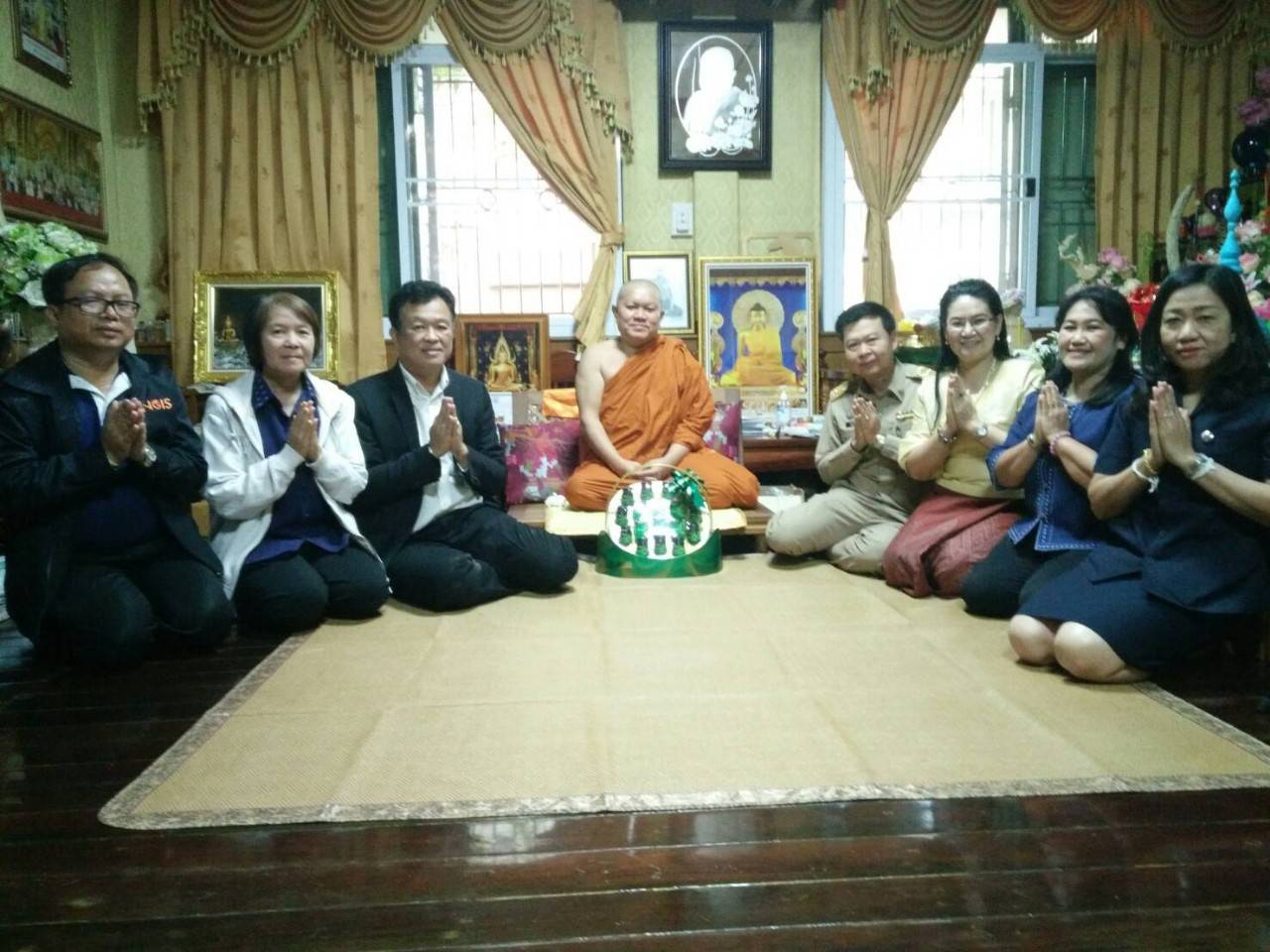 วันแรกของการกลับสู่ สพจ.หนองคาย ในตำแหน่งพัฒนาการจังหวัดหนองคาย นายไพโรจน์ โสภาพร