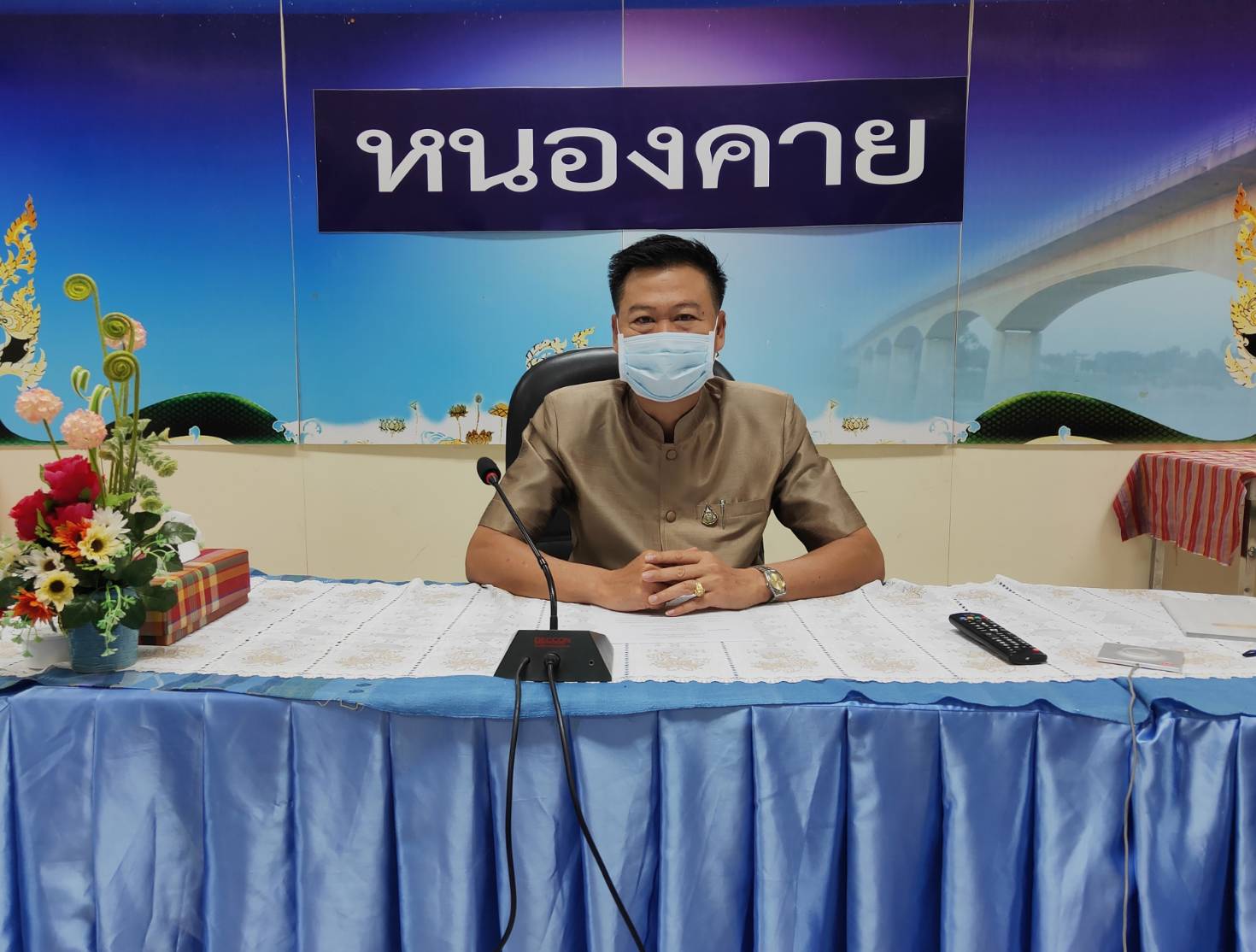 พช.หนองคาย ร่วมรับชมการประชุมกรมการพัฒนาชุมชน ครั้งที่ 3/2563