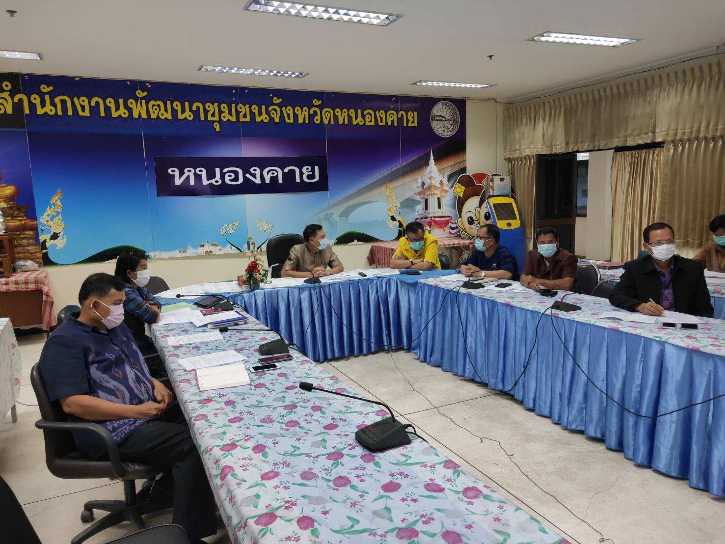 พช.หนองคาย ร่วมรับชมการประชุมกรมการพัฒนาชุมชน ครั้งที่ 3/2563