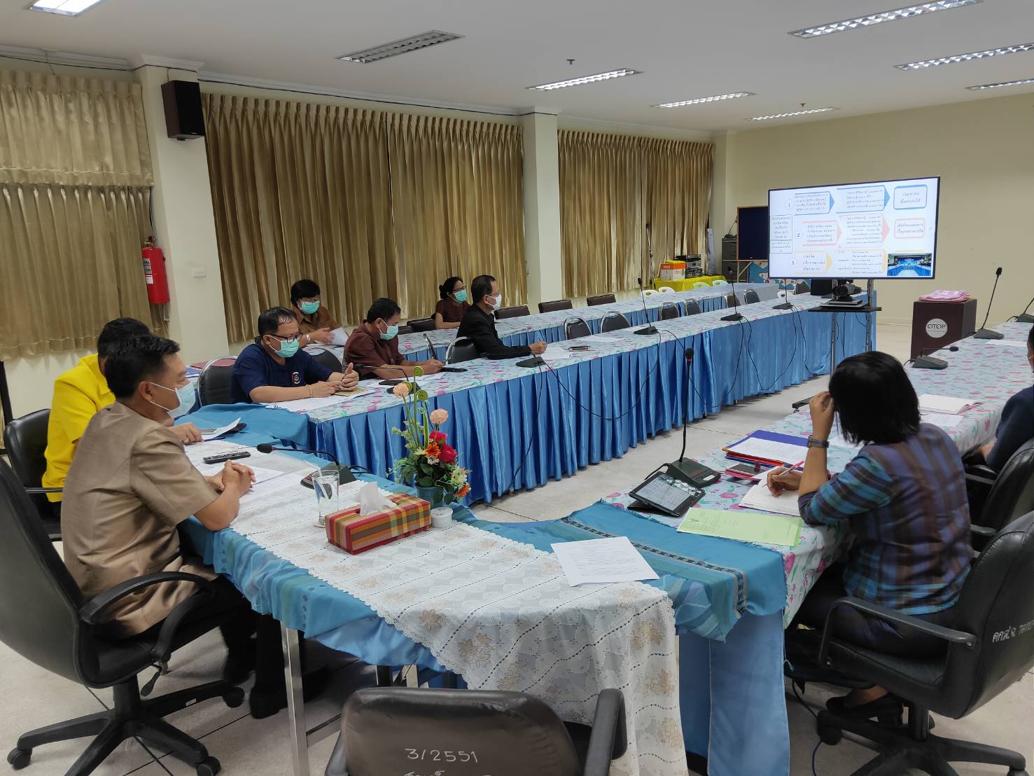 พช.หนองคาย ร่วมรับชมการประชุมกรมการพัฒนาชุมชน ครั้งที่ 3/2563