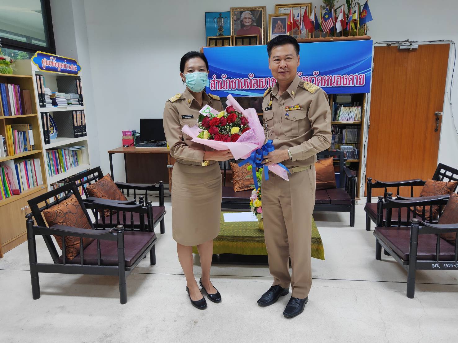 พจ.หนองคาย ต้อนรับข้าราชการใหม่ ที่มารายงานตัว ณ จังหวัดหนองคาย