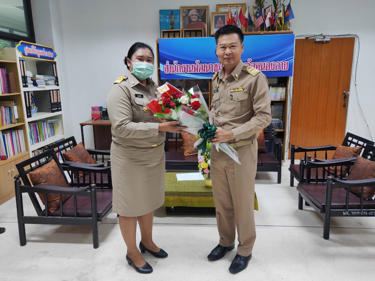 พจ.หนองคาย ต้อนรับข้าราชการใหม่ ที่มารายงานตัว ณ จังหวัดหนองคาย