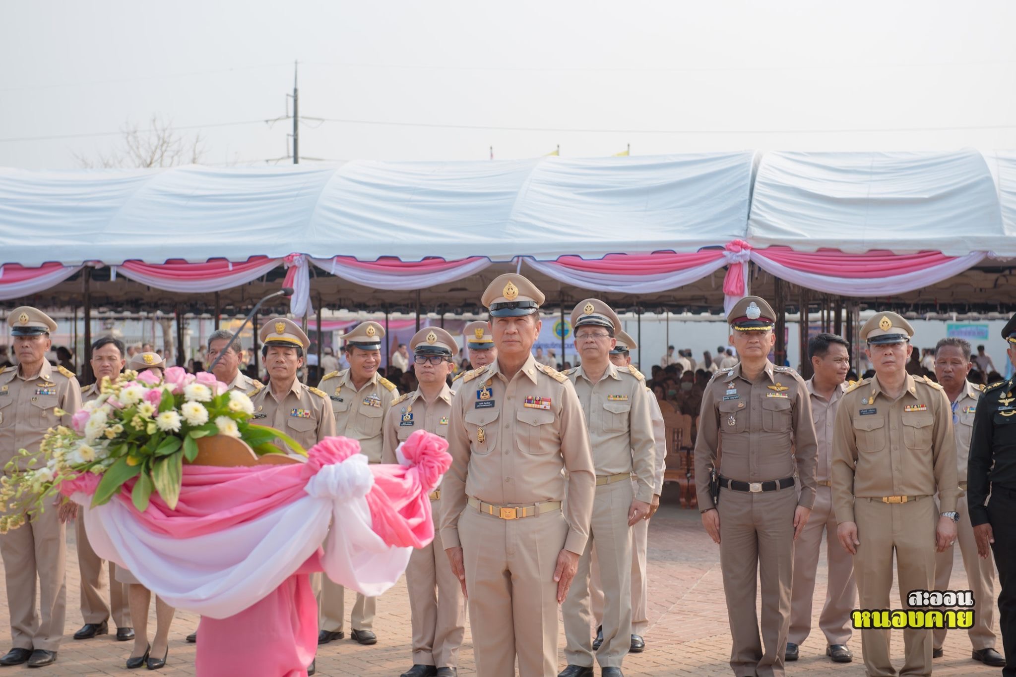 พช.หนองคาย ร่วม พิธีถวายราชสักการะและถวายราชสดุดีพระบาทสมเด็จพระจุลจอมเกล้าเจ้าอยู่หัว เนื่องในวันท้องถิ่นไทย