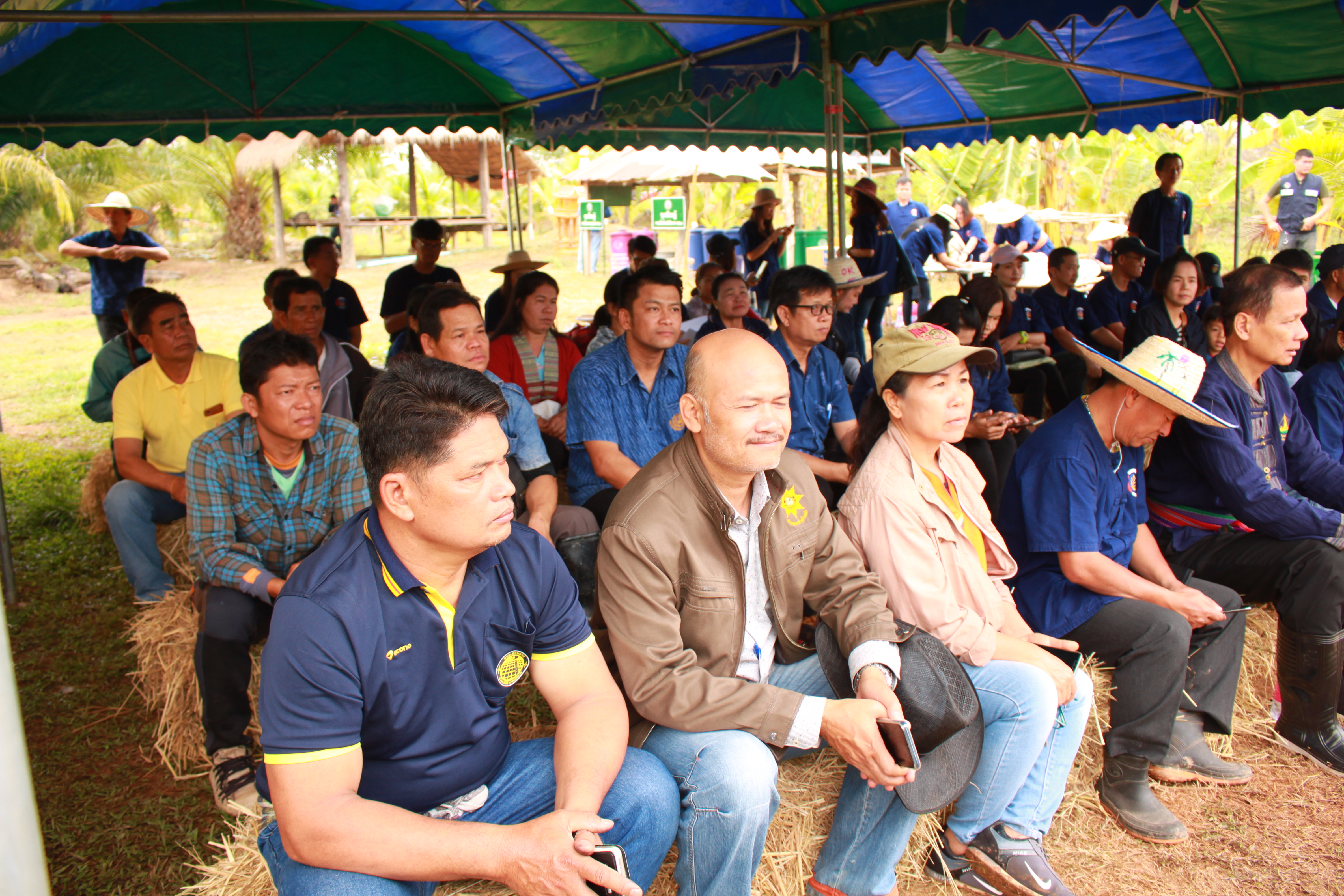 จังหวัดหนองคาย จัดกิจกรรม “พายติ๊บข้าว ไปเอาแฮง แบกบักจกไปขุดดิน” เอามื้อสามัคคี โคก หนอง นา@หนองคาย