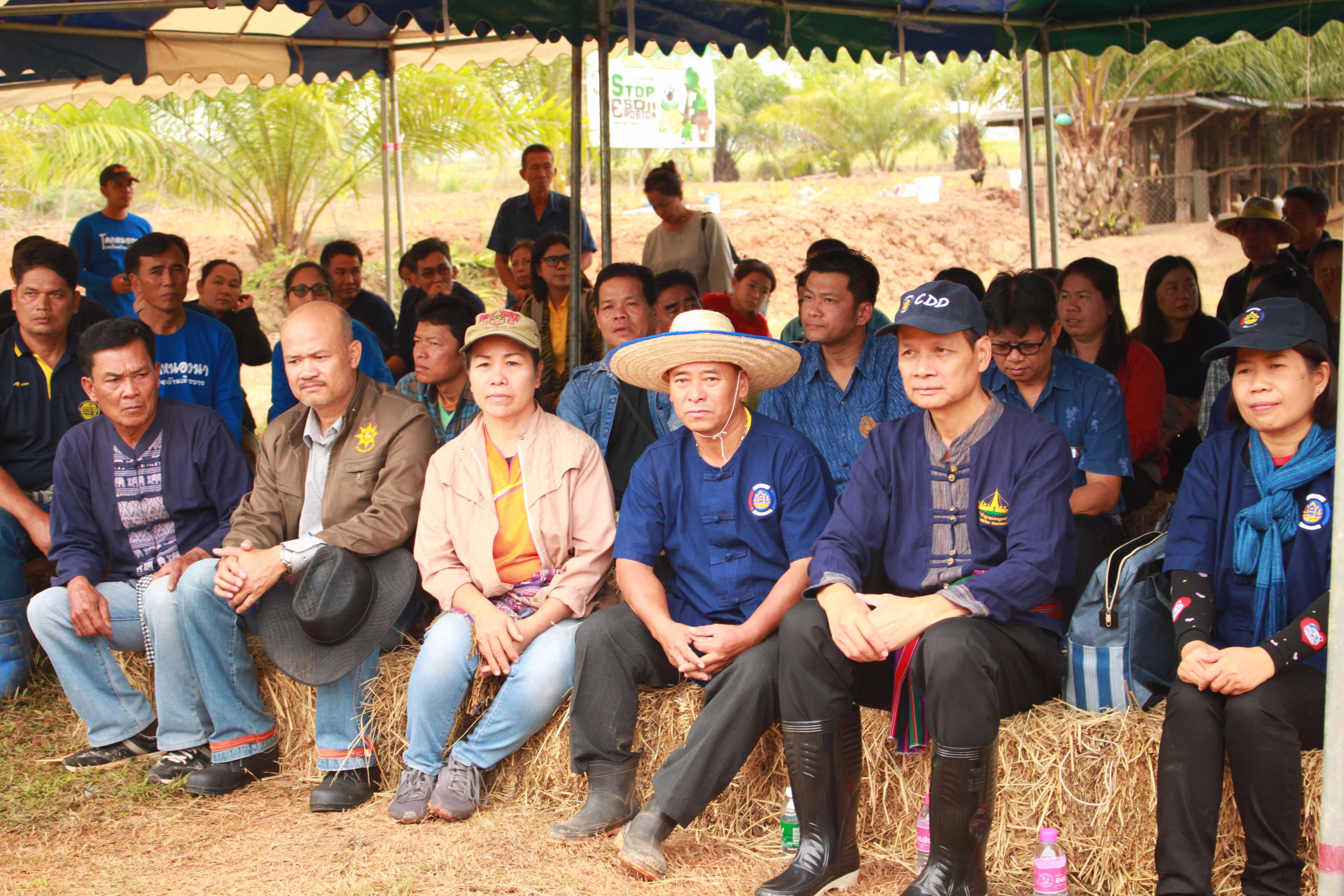 จังหวัดหนองคาย จัดกิจกรรม “พายติ๊บข้าว ไปเอาแฮง แบกบักจกไปขุดดิน” เอามื้อสามัคคี โคก หนอง นา@หนองคาย