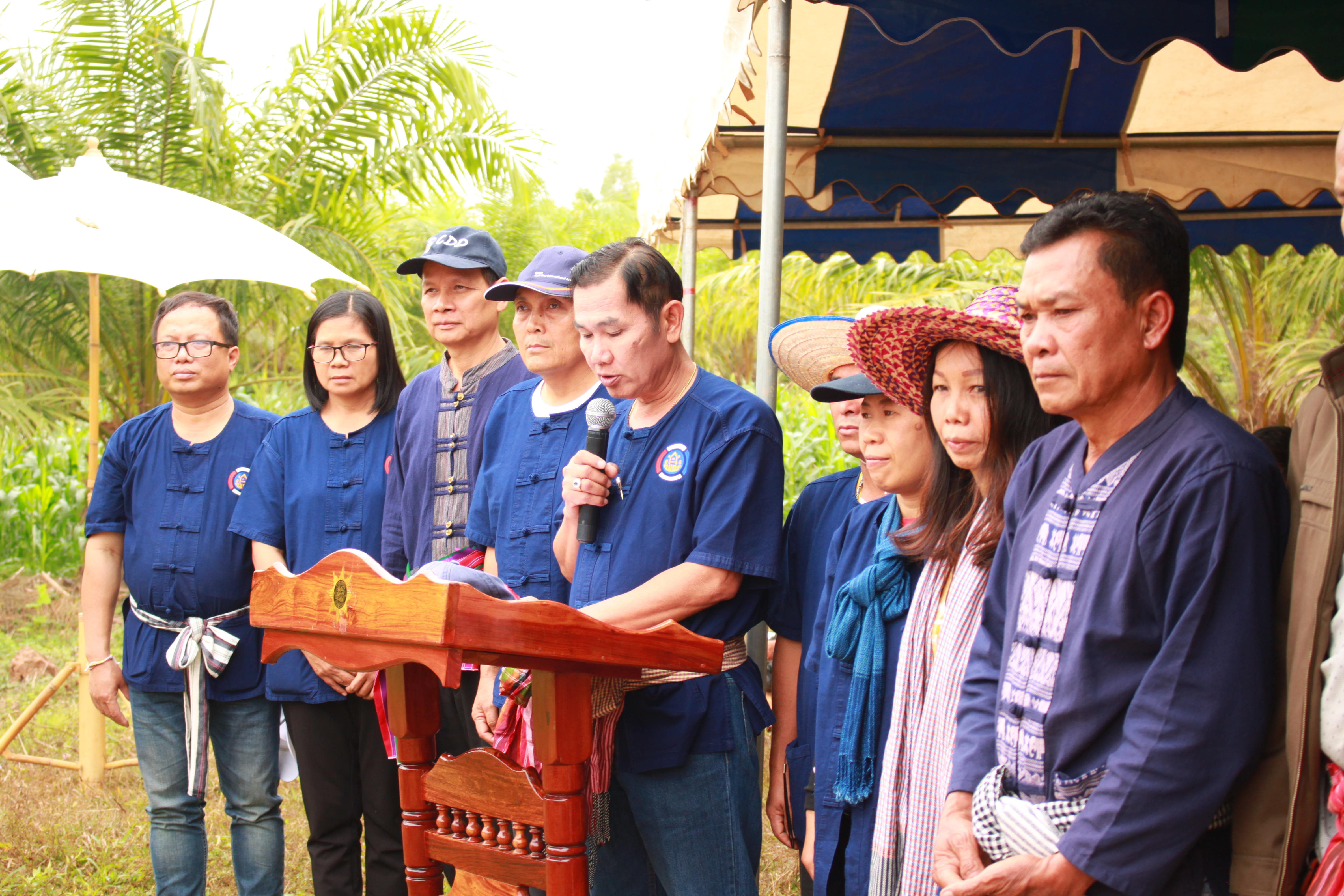 จังหวัดหนองคาย จัดกิจกรรม “พายติ๊บข้าว ไปเอาแฮง แบกบักจกไปขุดดิน” เอามื้อสามัคคี โคก หนอง นา@หนองคาย