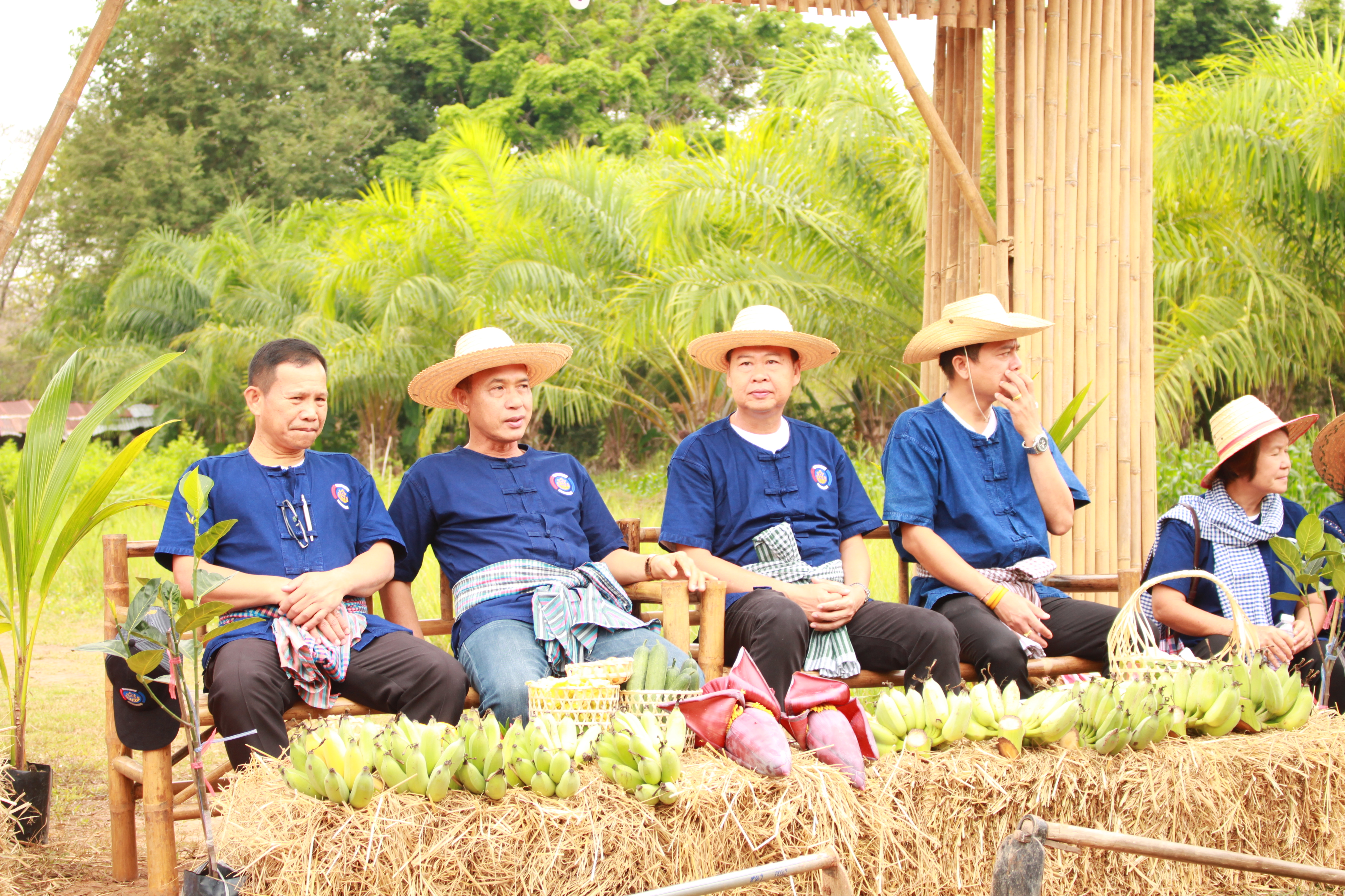 จังหวัดหนองคาย จัดกิจกรรม “พายติ๊บข้าว ไปเอาแฮง แบกบักจกไปขุดดิน” เอามื้อสามัคคี โคก หนอง นา@หนองคาย