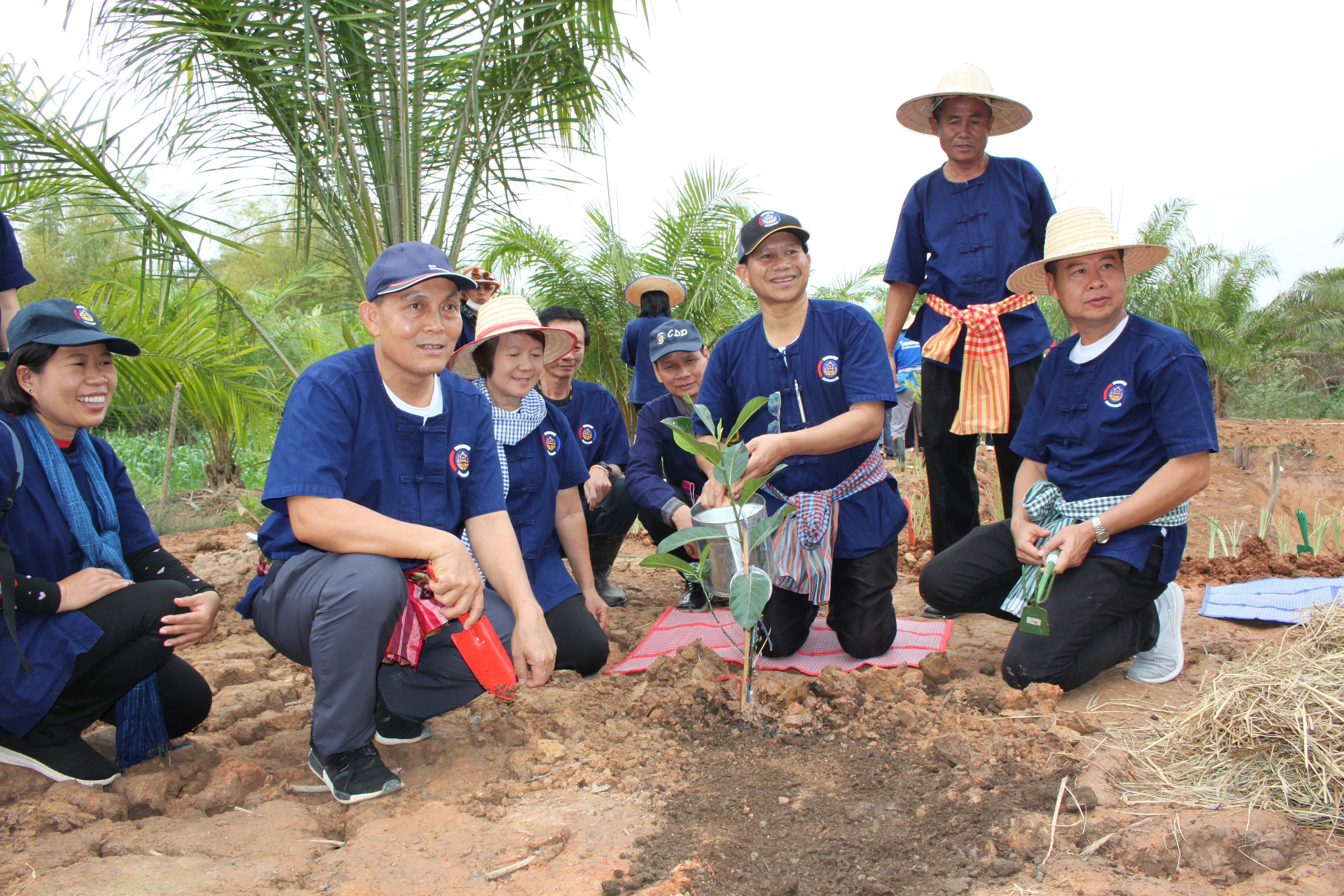 จังหวัดหนองคาย จัดกิจกรรม “พายติ๊บข้าว ไปเอาแฮง แบกบักจกไปขุดดิน” เอามื้อสามัคคี โคก หนอง นา@หนองคาย