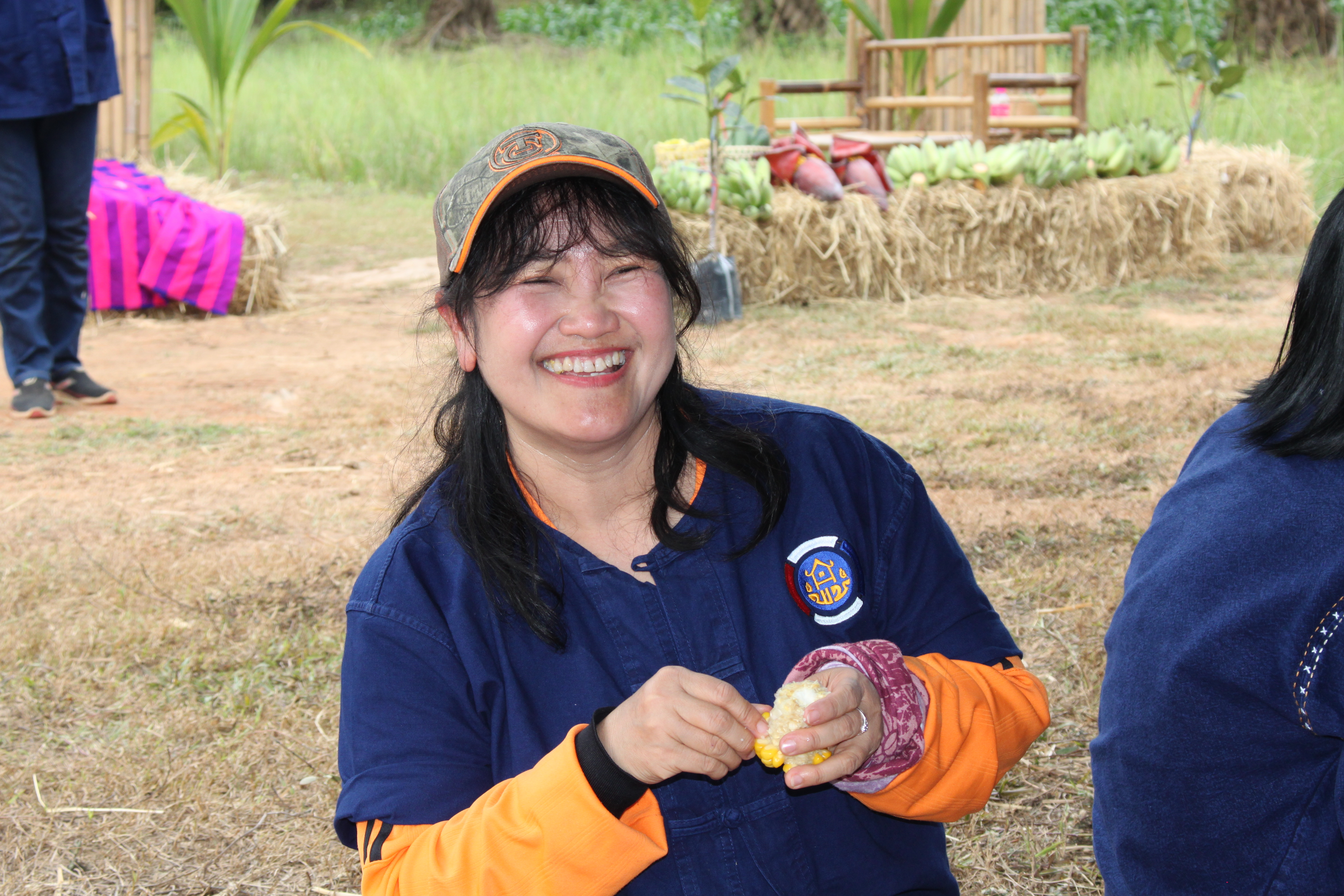 จังหวัดหนองคาย จัดกิจกรรม “พายติ๊บข้าว ไปเอาแฮง แบกบักจกไปขุดดิน” เอามื้อสามัคคี โคก หนอง นา@หนองคาย