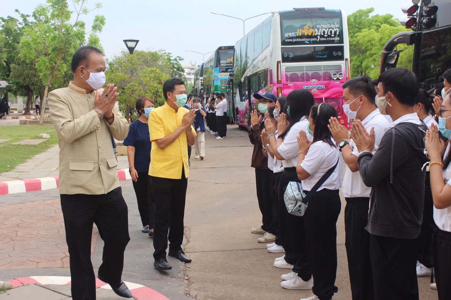 พช.หนองคาย ส่งน้องพัฒนากรรุ่น 112 กลับสู่วิทยาลัยการพัฒนาชุมชน