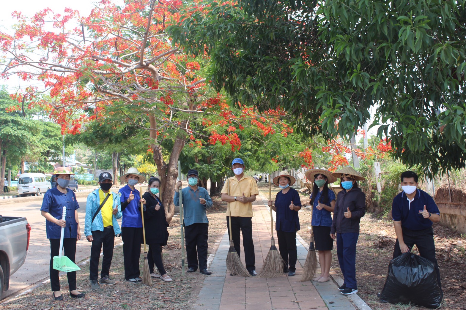 พช.หนองคาย ร่วม กิจกรรมตามแผนปฏิบัติงานโครงการบ้านสวย เมืองงาม “หนองคายเมืองท่องเที่ยวและน่าอยู่ ริมฝั่งโขง