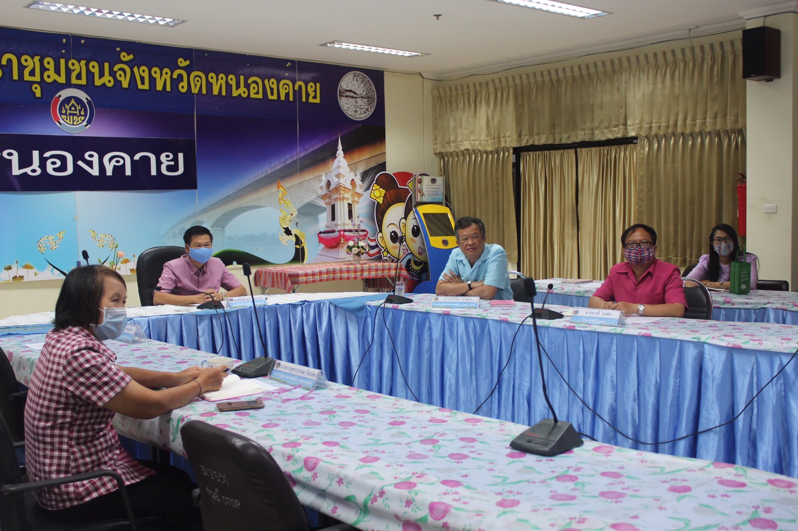 พช.หนองคาย ร่วมการประชุมกรมการพัฒนาชุมชน ครั้งที่ 4/2563 ผ่านระบบวีดิทัศน์ทางไกล (Video Conference)