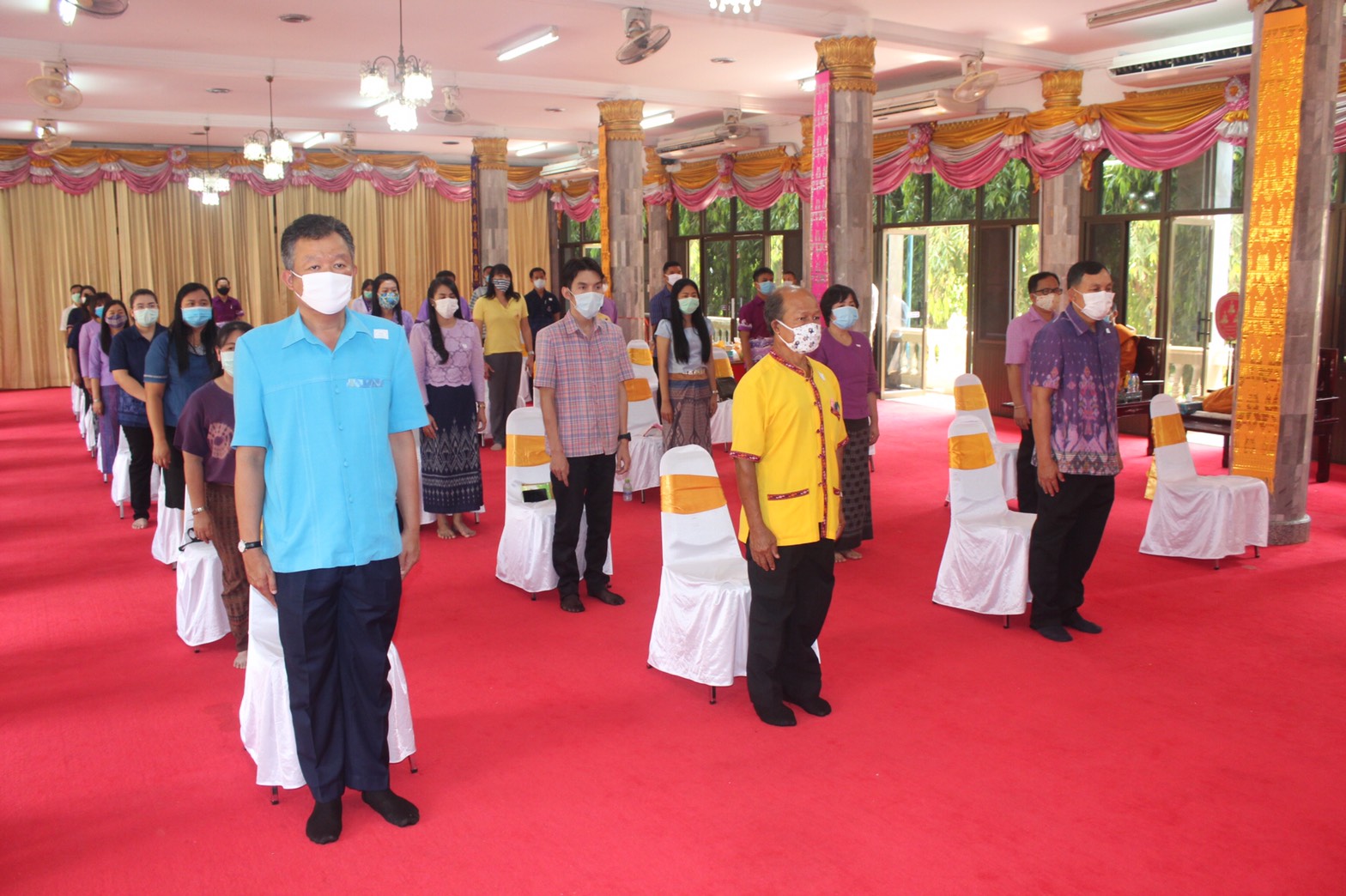 หนองคาย….จัดพิธีทอดผ้าป่าสมทบกองทุนพัฒนาเด็กชนบทฯ ณ วัดโพธิ์ชัย พระอารามหลวง